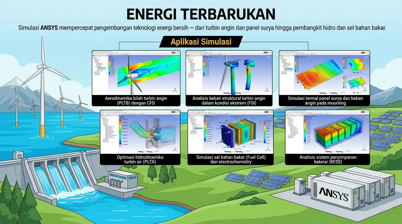 Simulasi ANSYS untuk Energi Terbarukan