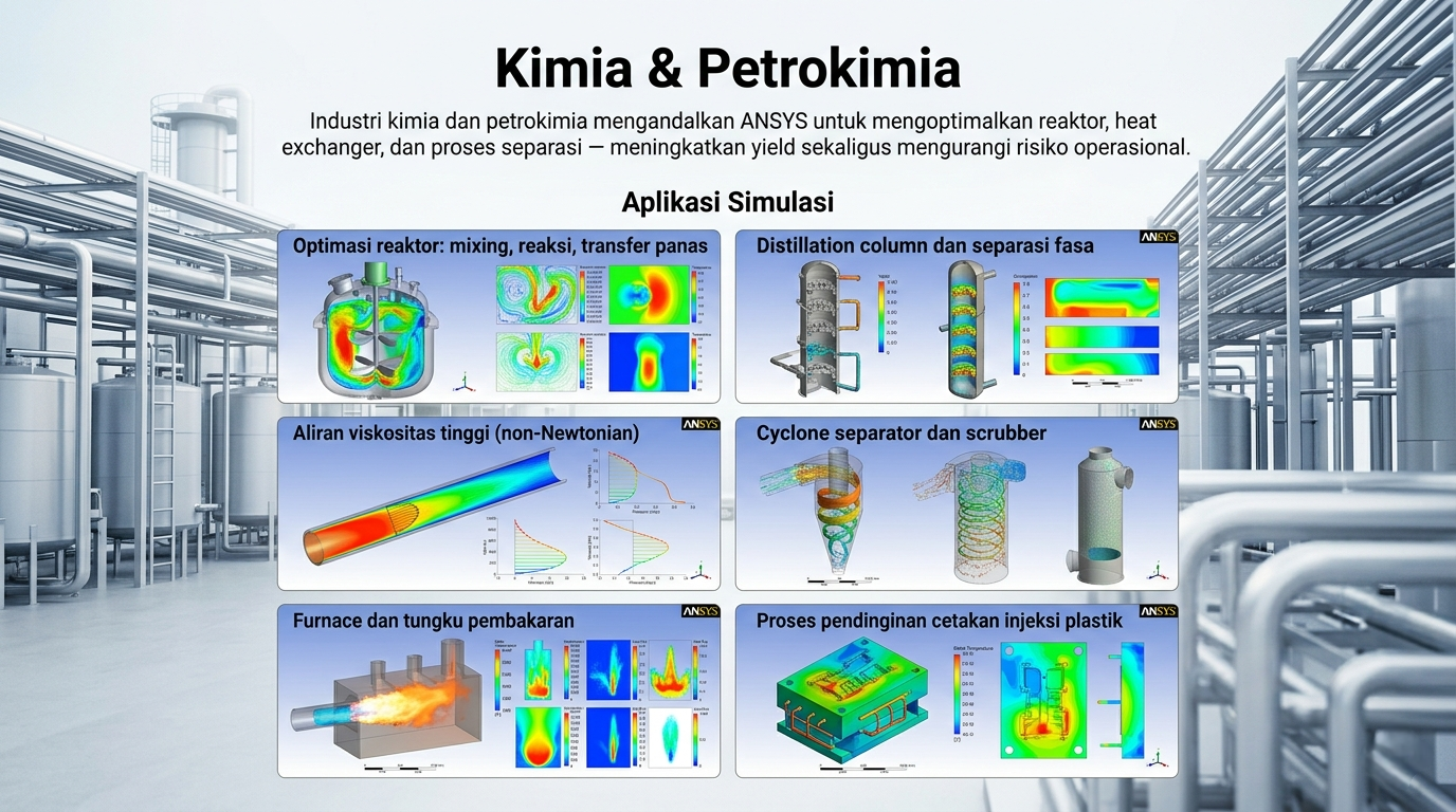 Simulasi ANSYS untuk Kimia & Petrokimia