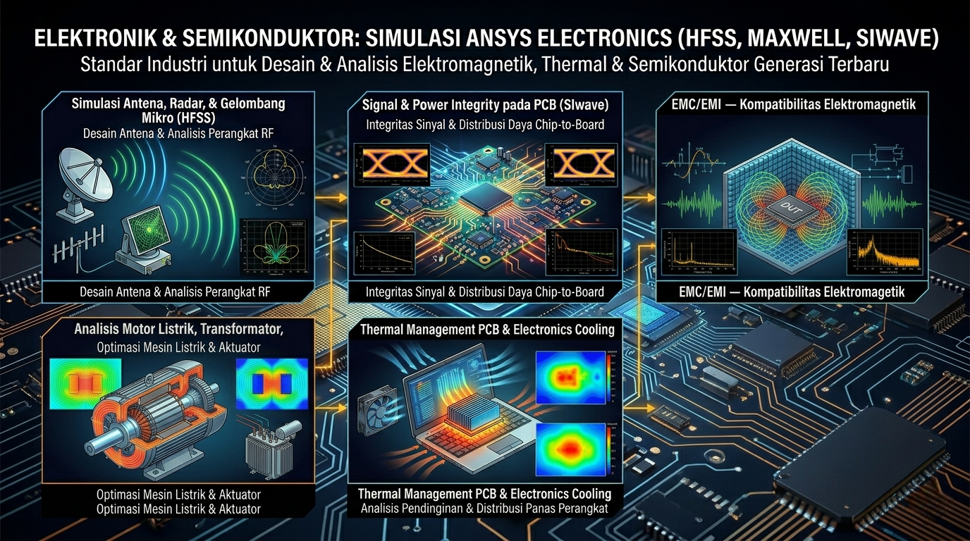 Simulasi ANSYS untuk Elektronik & Semikonduktor