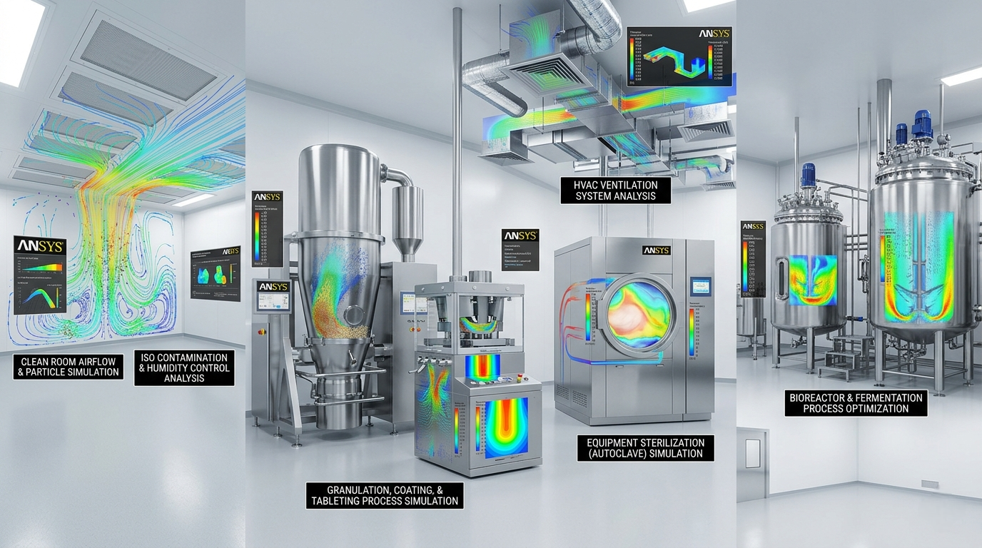 Simulasi ANSYS untuk Farmasi & Clean Room