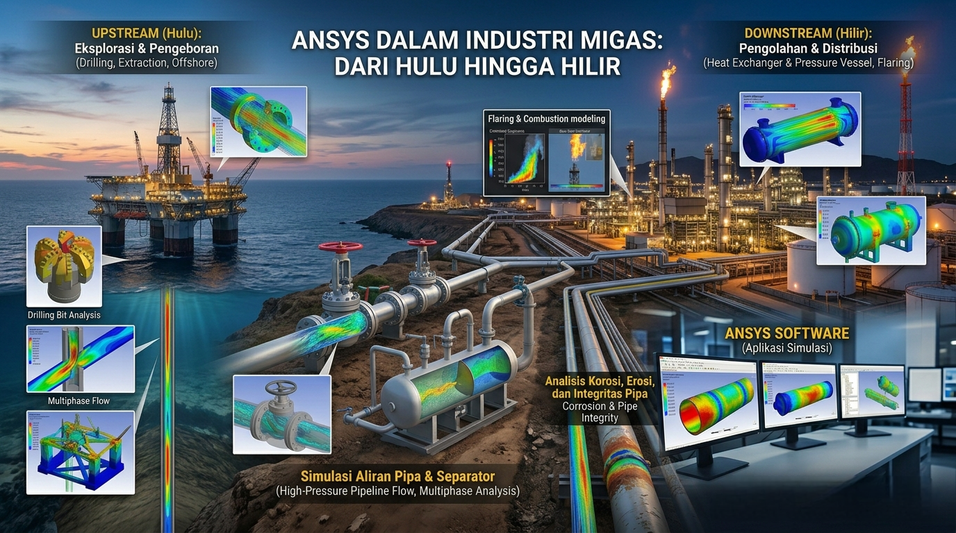 Simulasi ANSYS untuk Oil & Gas / Migas